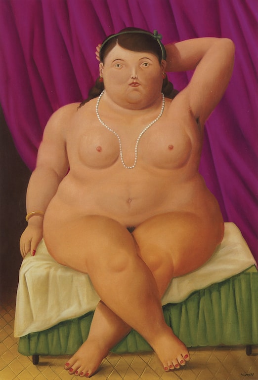Botero at il Vittoriano Donna Seduta