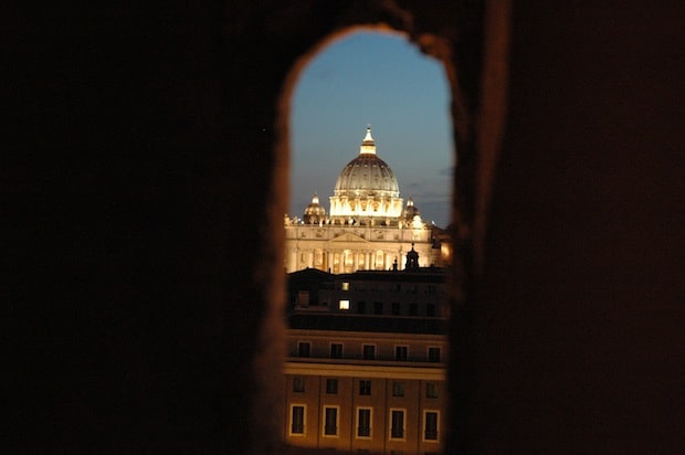 The Keyhole on Aventino Hill