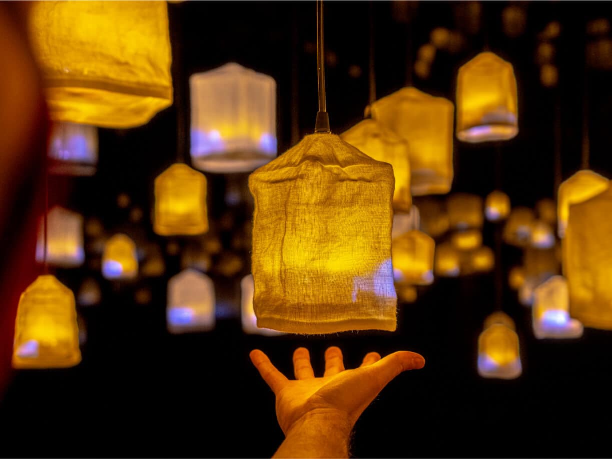 Room of the Endless Lanterns at Ikono Rome