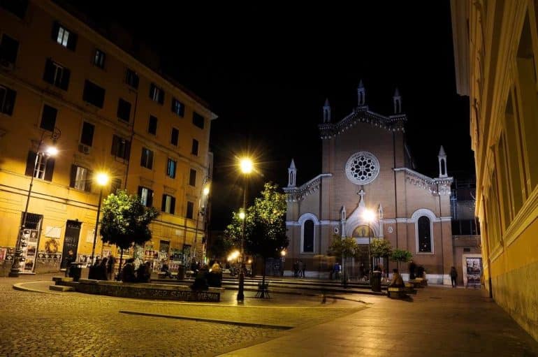 san lorenzo neighbourhood in rome