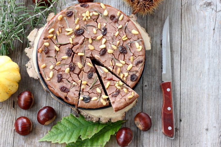 castagnaccio, must-eat autumn dish in Rome