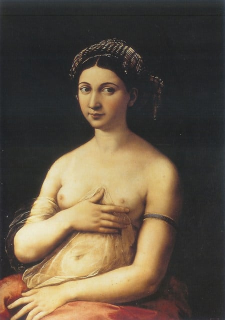 La Fornarina © Raffaello Sanzio, Galleria Nazionale d'Arte Antica Roma_web