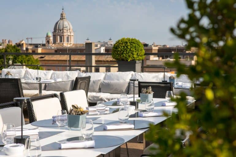 best restaurants to dine al fresco in rome