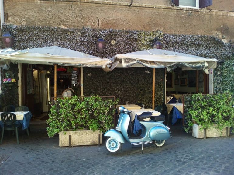 Restaurants, trattories and bakeries in Trastevere