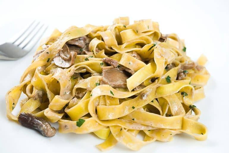 fettuccine ai funghi porcini