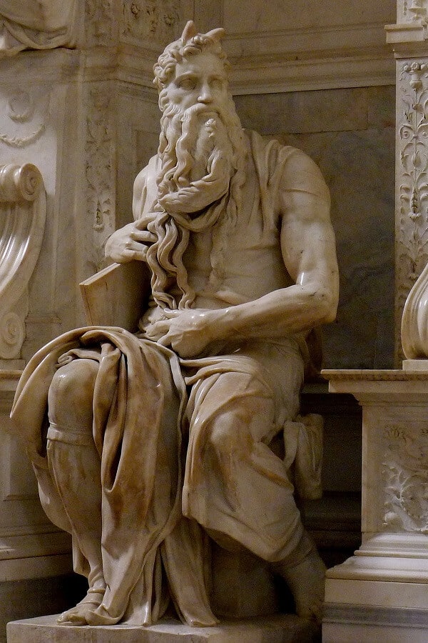 Michelangelo’s Moses Statue in Rome
