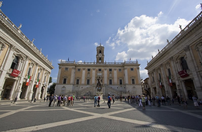 seven hills of rome: capitoline hill