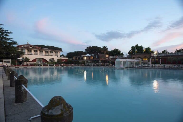 Thermal baths near Rome