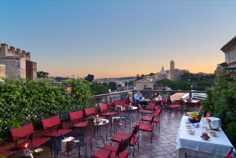 Hotel Forum Rome Rooftop Best rooftops in Rome