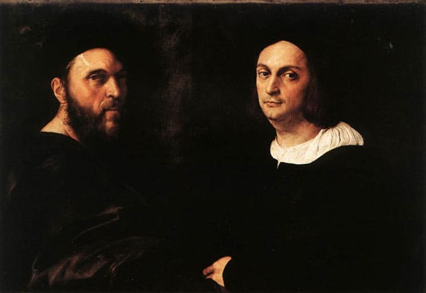 Double portrait raffaello