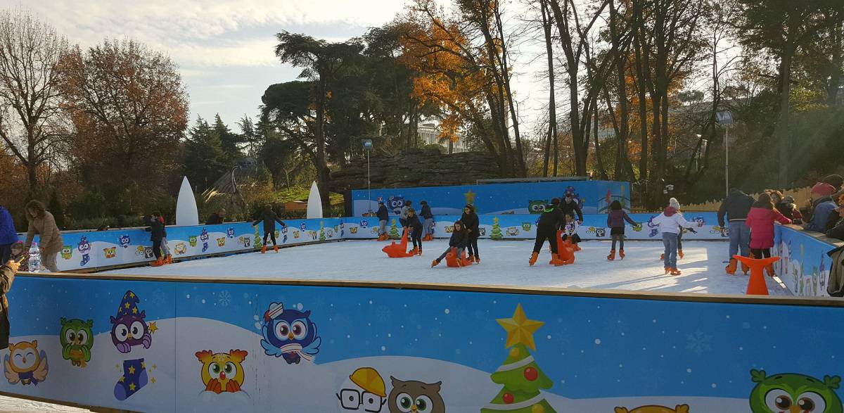 Le più belle piste di pattinaggio sul ghiaccio a Roma
