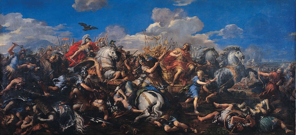Pietro da Cortona, La vittoria di Alessandro su Dario