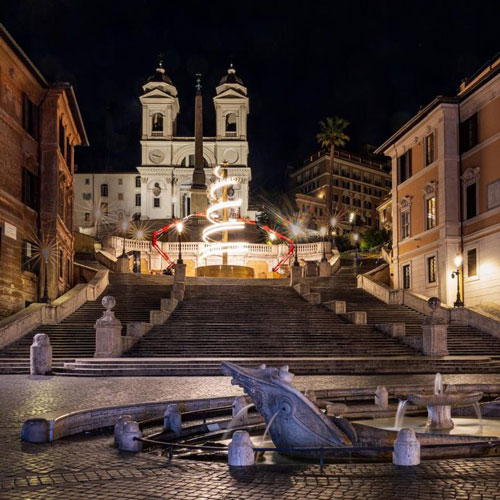christmas tree in Rome