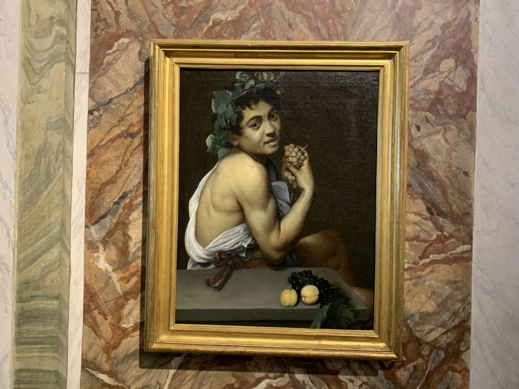 caravaggio autoritratto-in-veste-di-bacco-rome