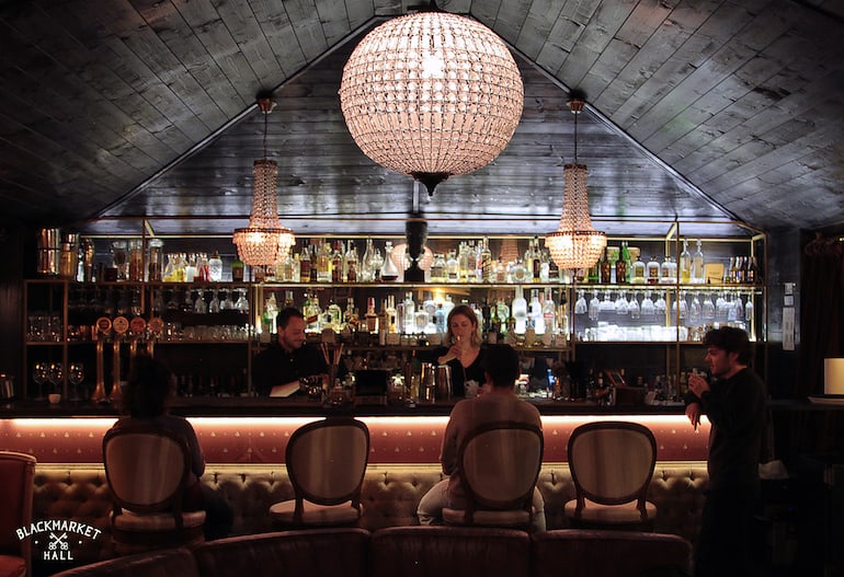 Blackmarket Hall Bars in Monti