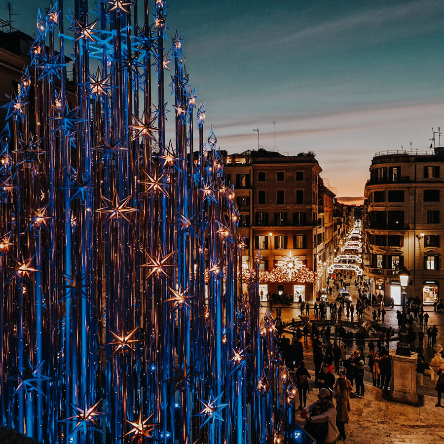 luci di natale a roma