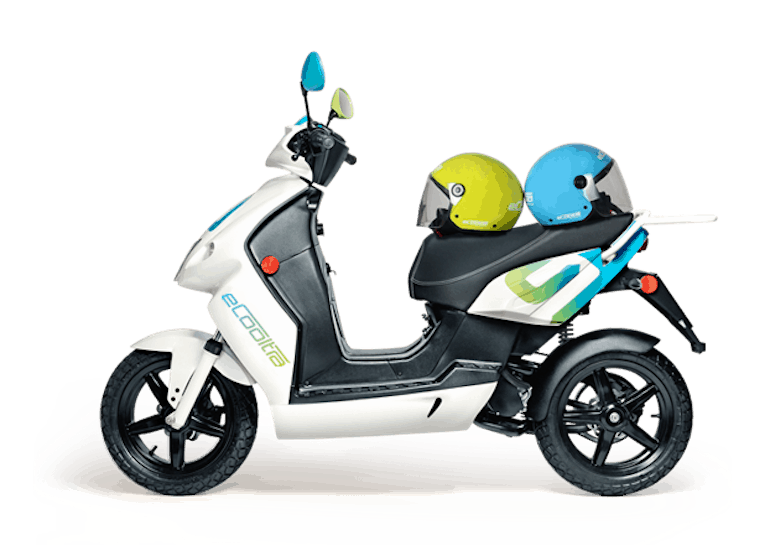 Scooter sharing in Rome