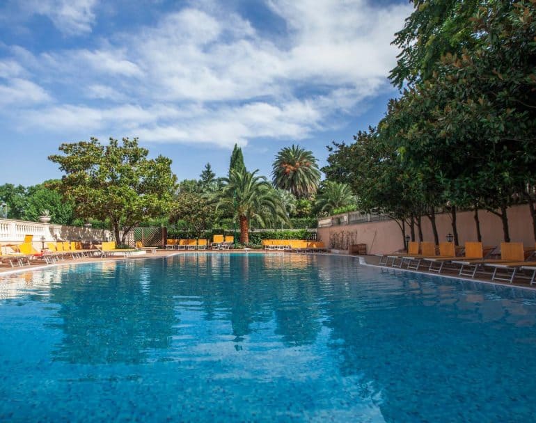 Grand Hotel Gianicolo Swimming pool in Rome