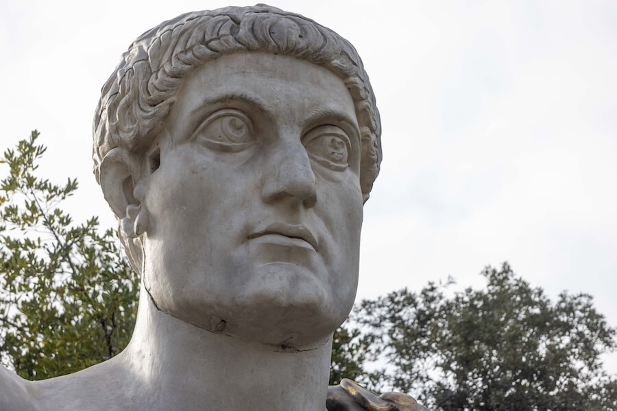 colosso di costantino villa caffarelli