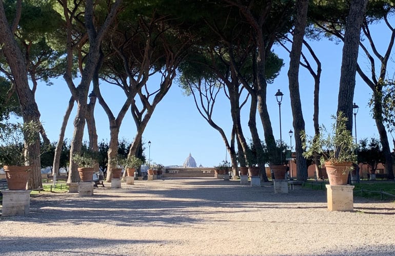 The Orange Garden or Giardino degli Aranci in Rome