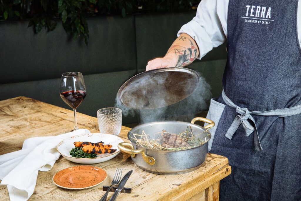 terra restaurant eataly rome