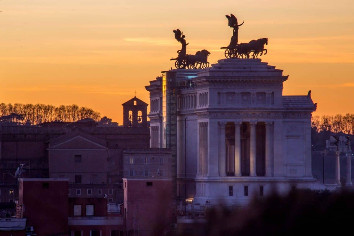 The Tiziano Terrace Rooftop Bar at Rome's Monti Palace Hotel