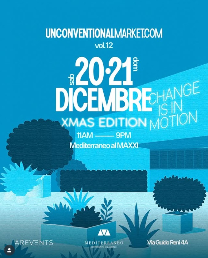 unconventional market christmas edition rome