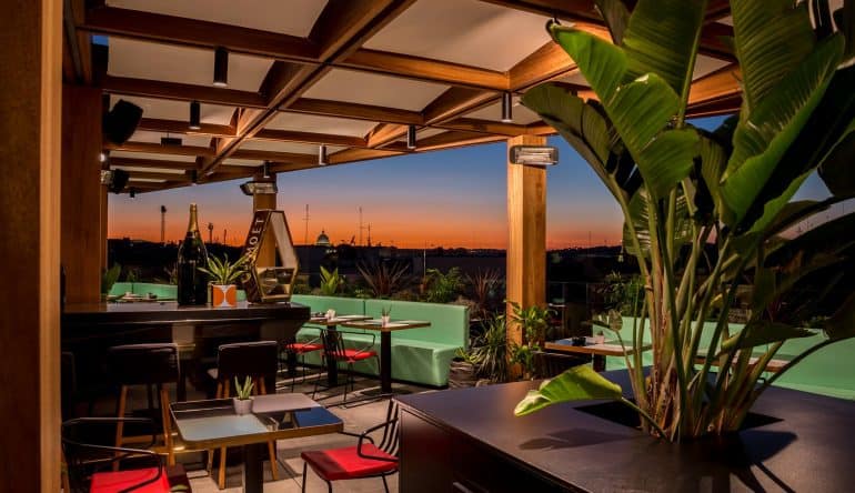 Up Sunset Bar in Rome