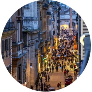 Rome's Top Shopping Stret