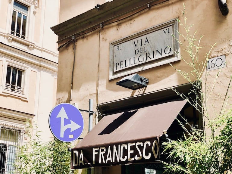 Via del Pellegrino Rome